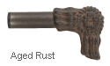 aged rust finish
