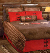 moose plaid linen collection