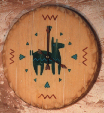 J. C. Schahrer's Southwest Llama Clock