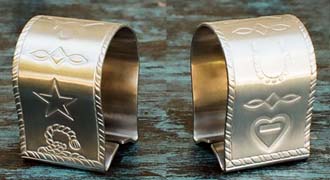 western branded napking rings