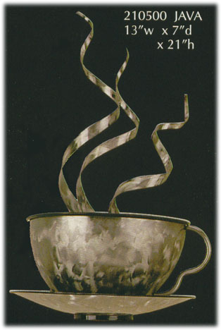 Java metal wall sculpture