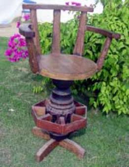 bar stools wagon wheel benches