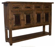 wooden buffet,  servidor alto