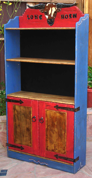 Long Horn  saloon bookshelf ff0010