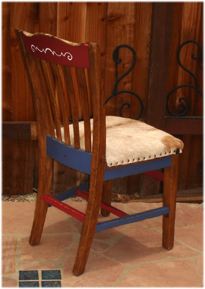 Longhorn saloon chair