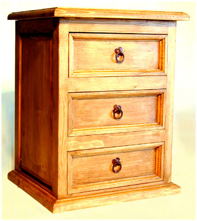 Three drawer night stands