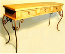 3 drawer console Table