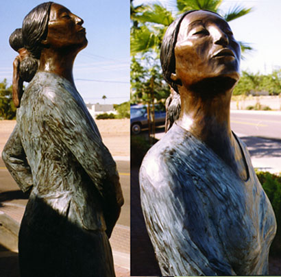 natoma sculpture by rc gorman