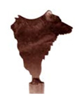 Bear Lamp shade finials