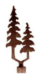 Pine Tree lamp finial