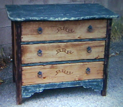 J. C. Schahrer's Western 3 drawer Chest