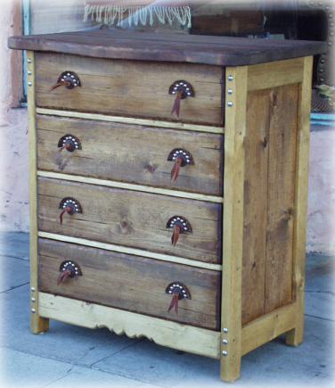 J. C. Schahrer's Deluxe Western 4 drawer Chest