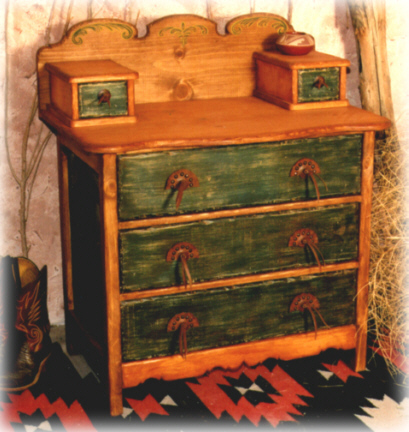 J. C. Schahrer's Western Cheyenne Hotel Dresser