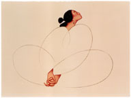 R.C. Gorman Lithograph, Fall Etude