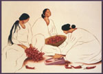 R.C. Gorman Lithograph The Gatherers II