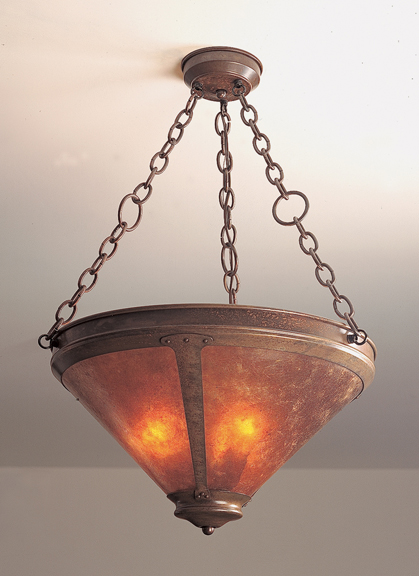 mica Mission Chandelier #101c 