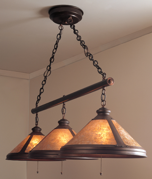 mica Large Billiard Light Chandelier #136-3s