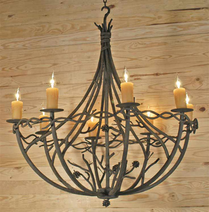 Pine Chandelier