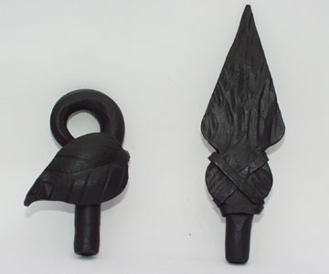 iron lamp finials