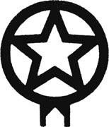 Western Star lamp finial