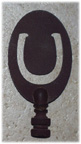 Horseshoe Lampshade finials