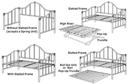 Wesley allen daybeds configurations